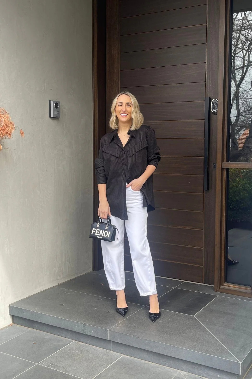 Black Angle Pocket Shirt - Image 5