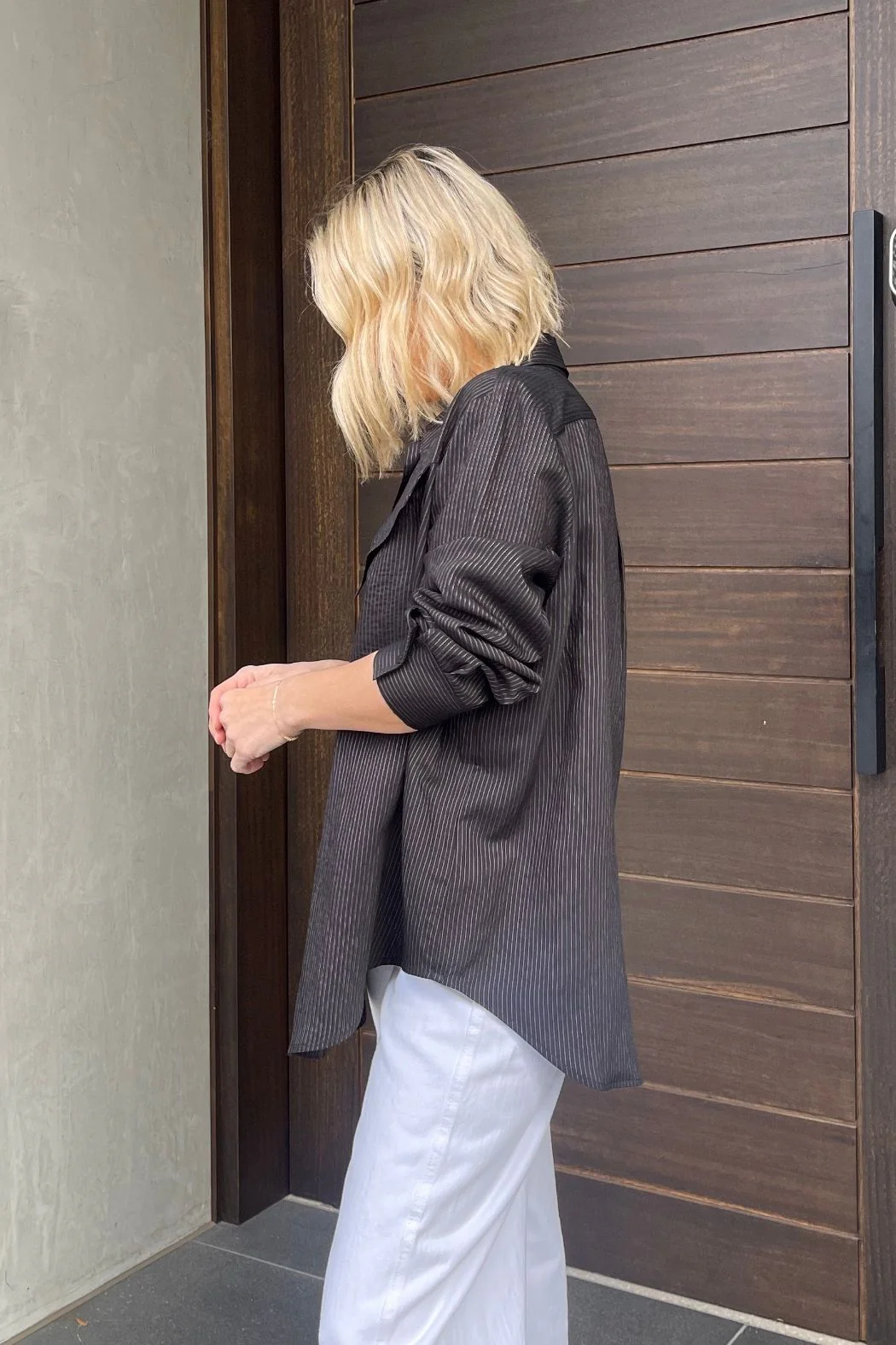 Black Angle Pocket Shirt - Image 6