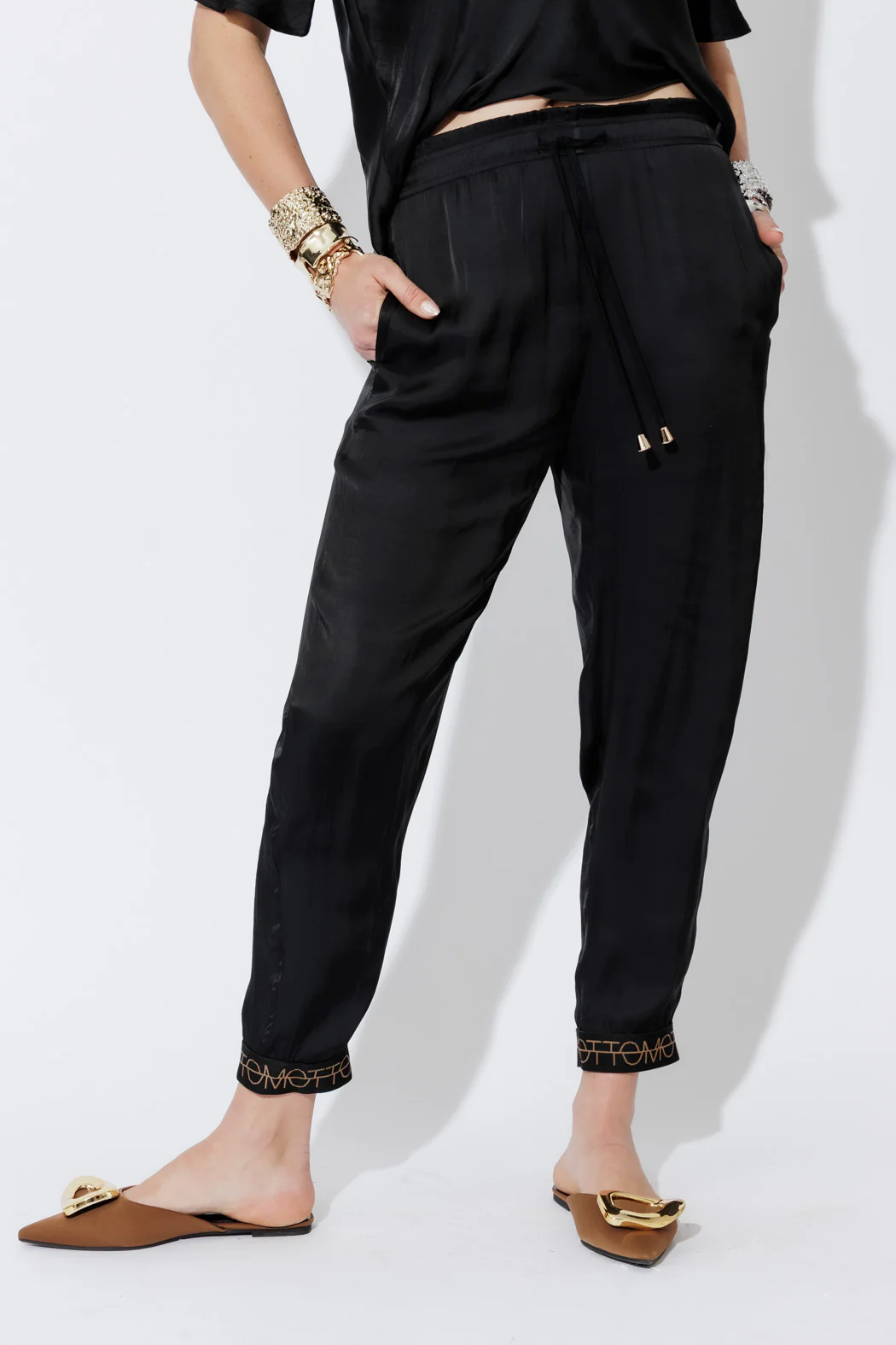 Black Glow Pull On Pant - Image 8