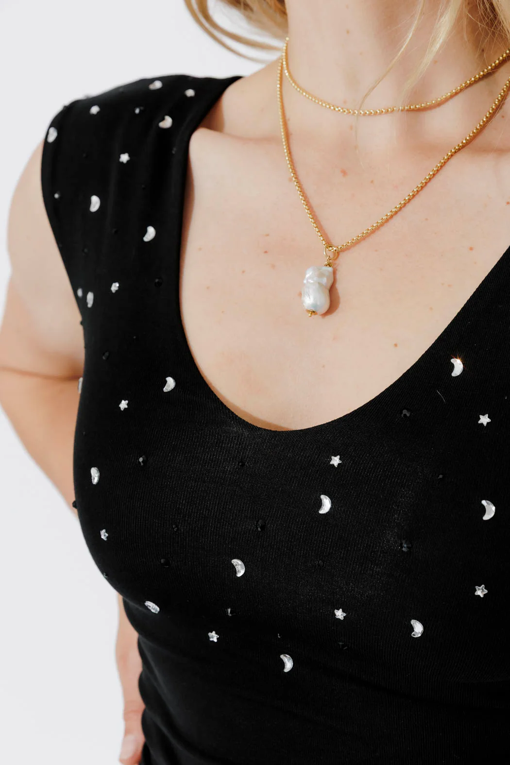 Black Sparkle Lust Cami - Image 3