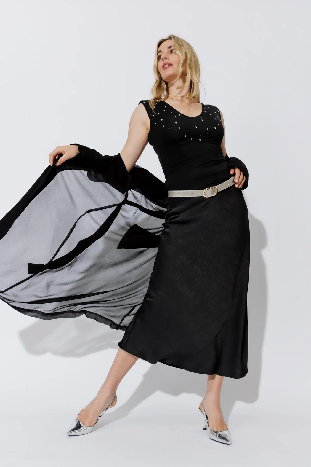 Black Sparkle Lust Cami - Image 8