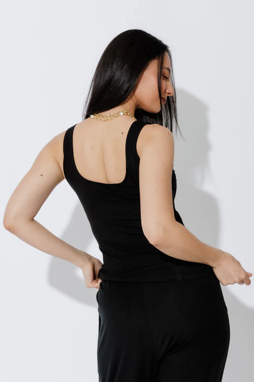 Black Tencel Body Cami - Image 4