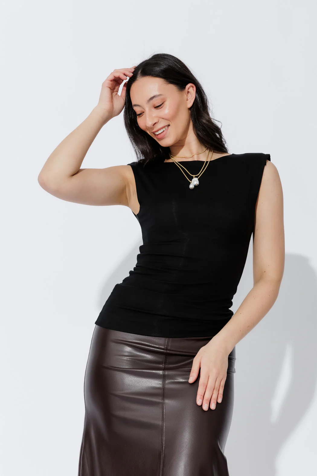 Black Tencel Lust Cami - Image 7