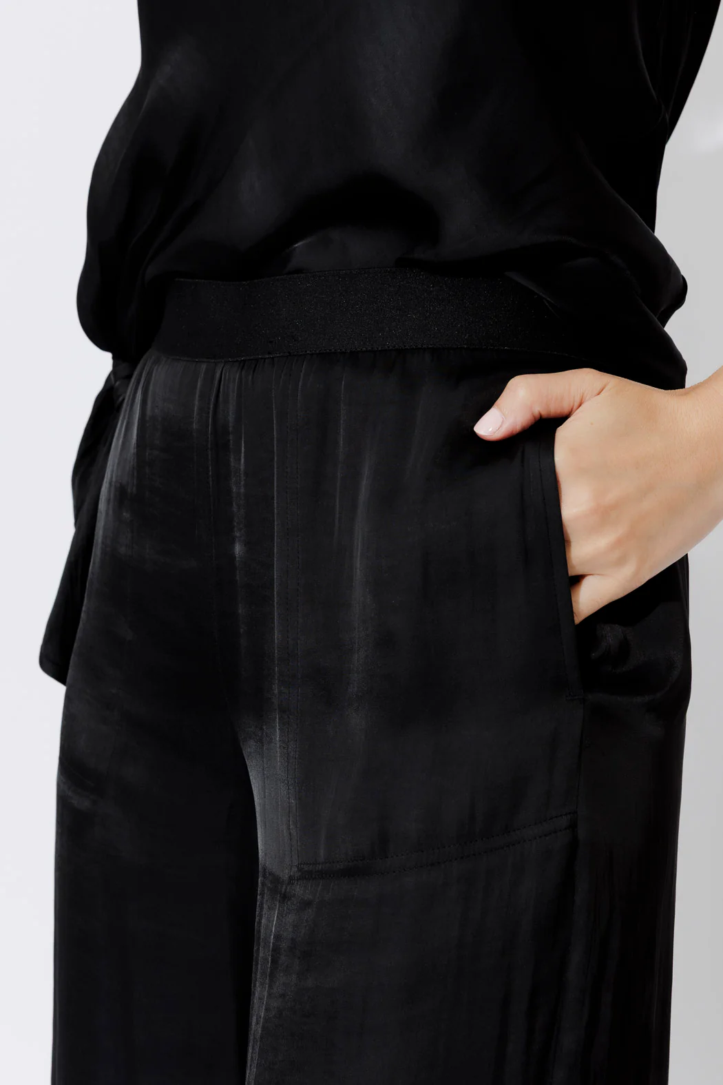 Black Wide Leg Pant - Image 5