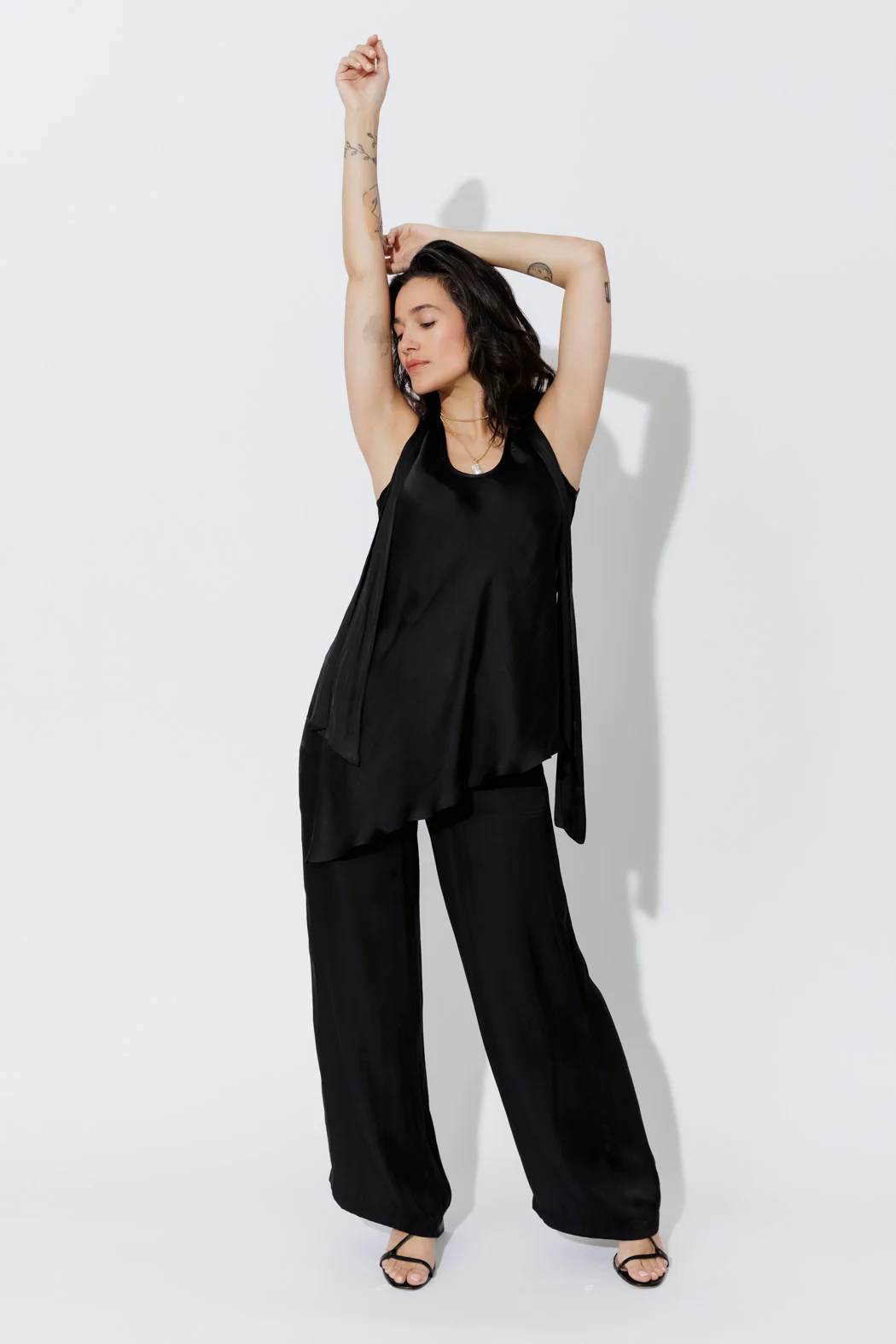 Black Wide Leg Pant - Image 6