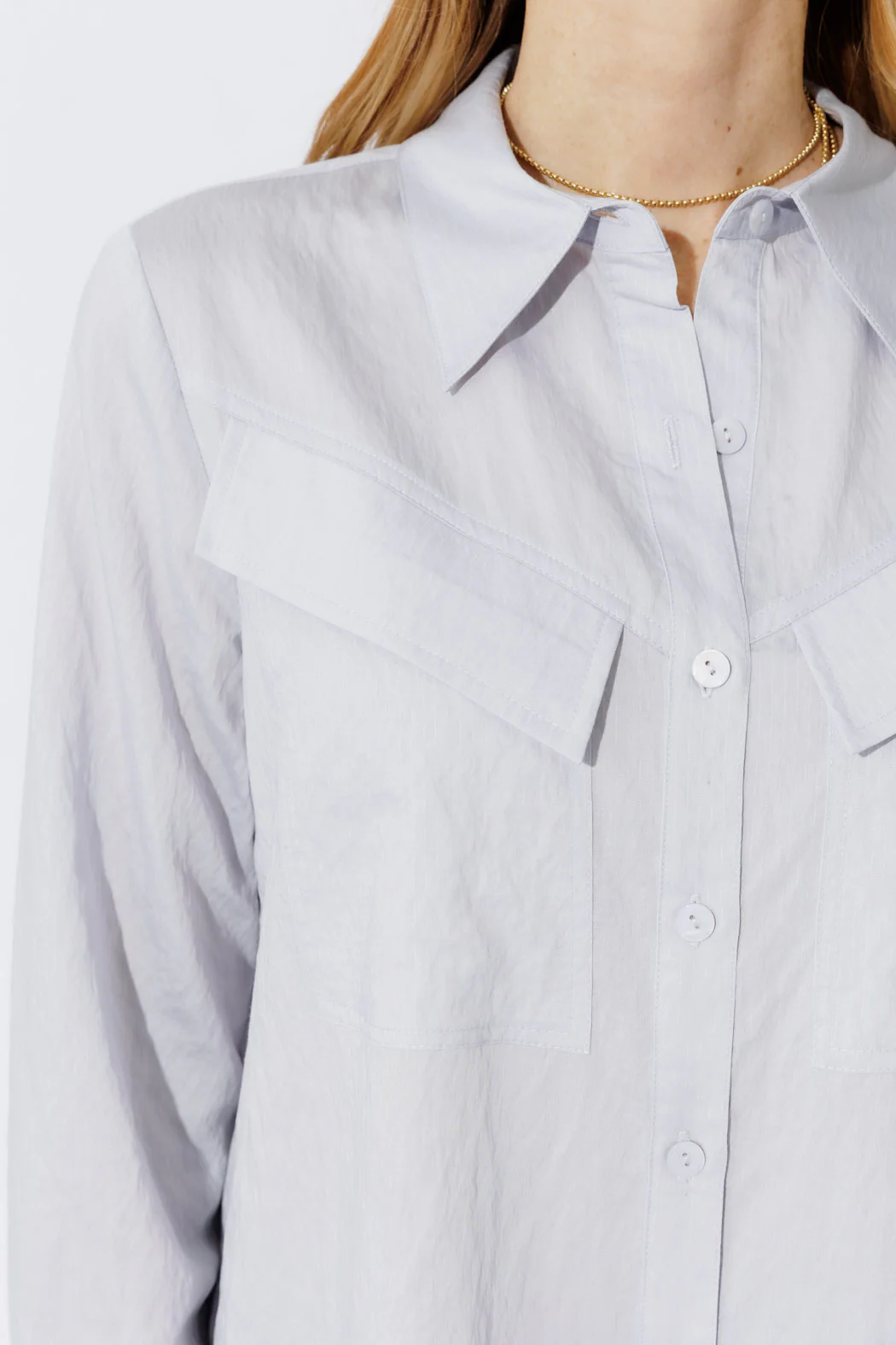 Blue Angle Pocket Shirt - Image 3