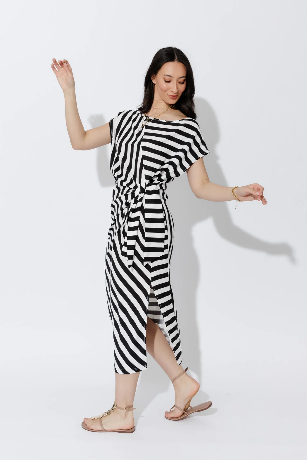 Bold Stripe Harlow Dress - Image 4