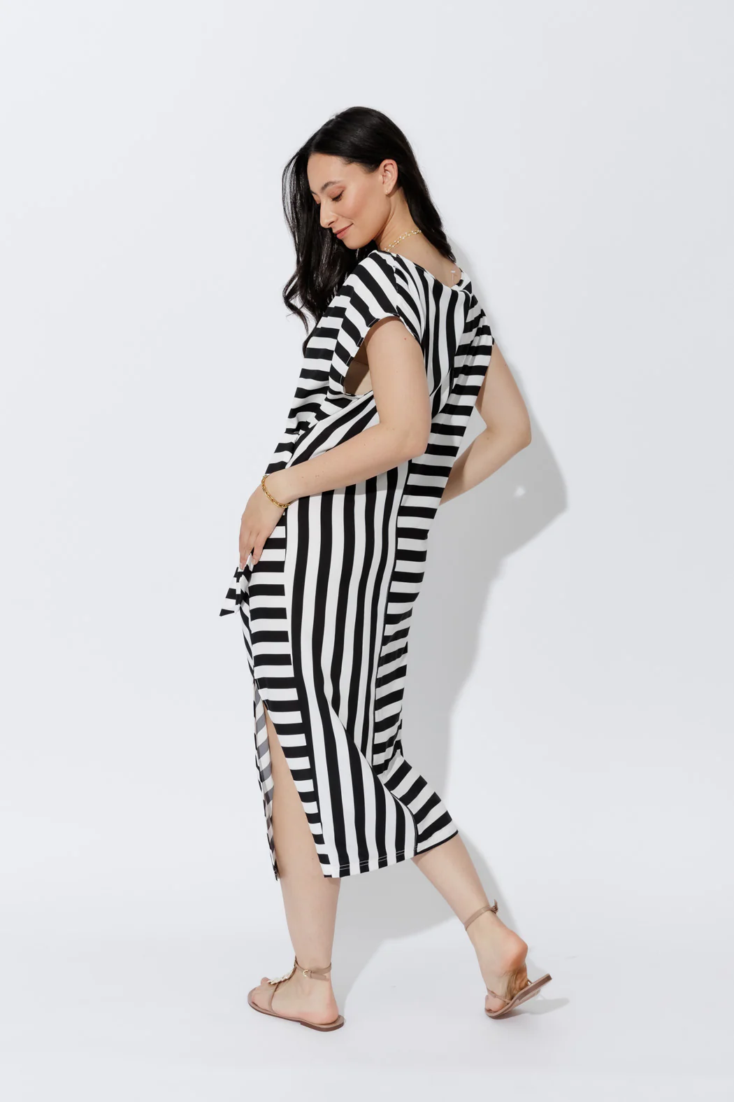 Bold Stripe Harlow Dress - Image 5