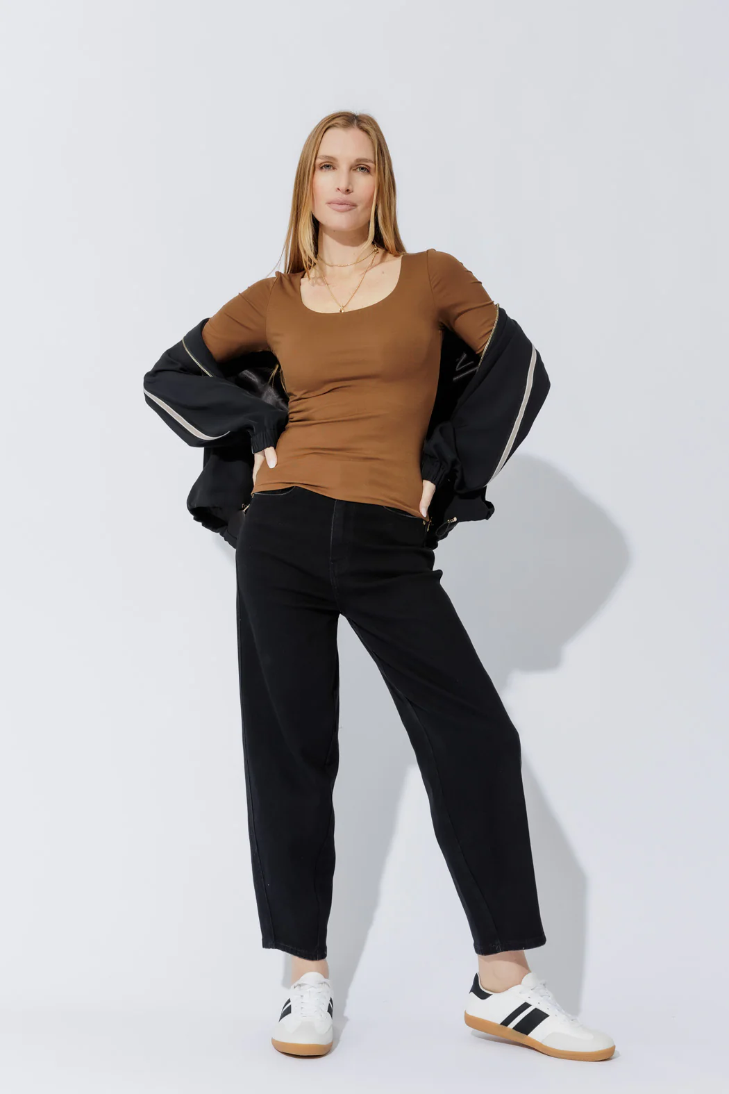 Brown Tencel Doubled Top - Image 4
