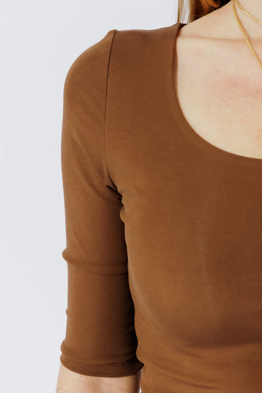 Brown Tencel Doubled Top - Image 5