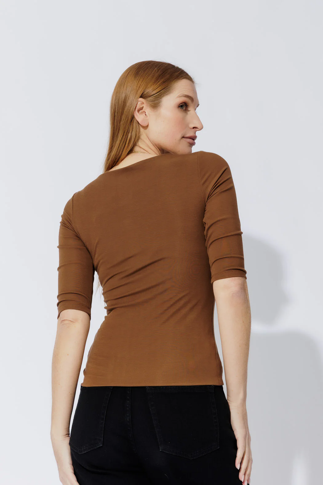 Brown Tencel Doubled Top - Image 8