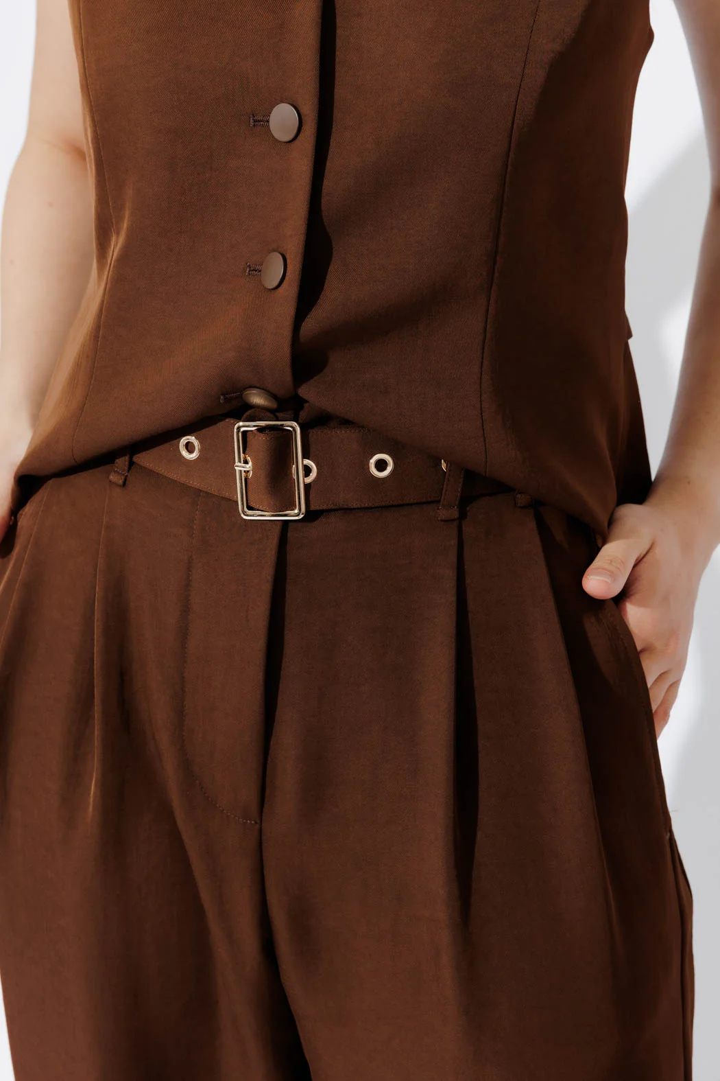 Chocolate Euro Barrel Cleo Pant - Image 3