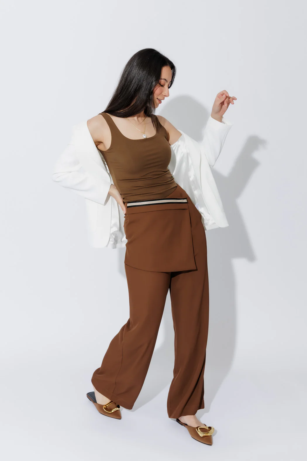 Cocoa Euro Drape Pant - Image 10