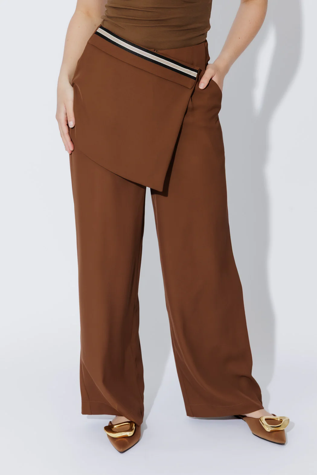 Cocoa Euro Drape Pant - Image 3