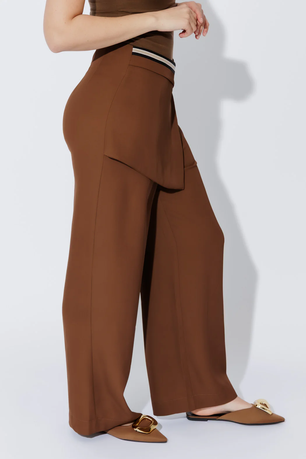 Cocoa Euro Drape Pant - Image 6