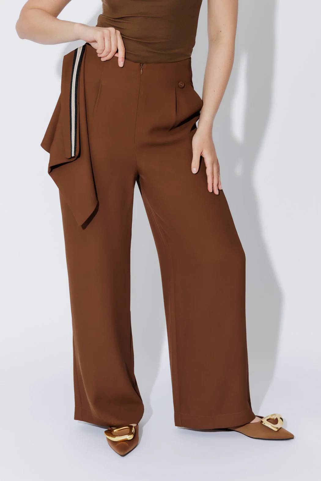 Cocoa Euro Drape Pant - Image 7