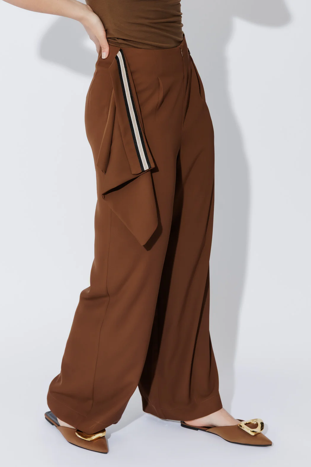 Cocoa Euro Drape Pant - Image 8