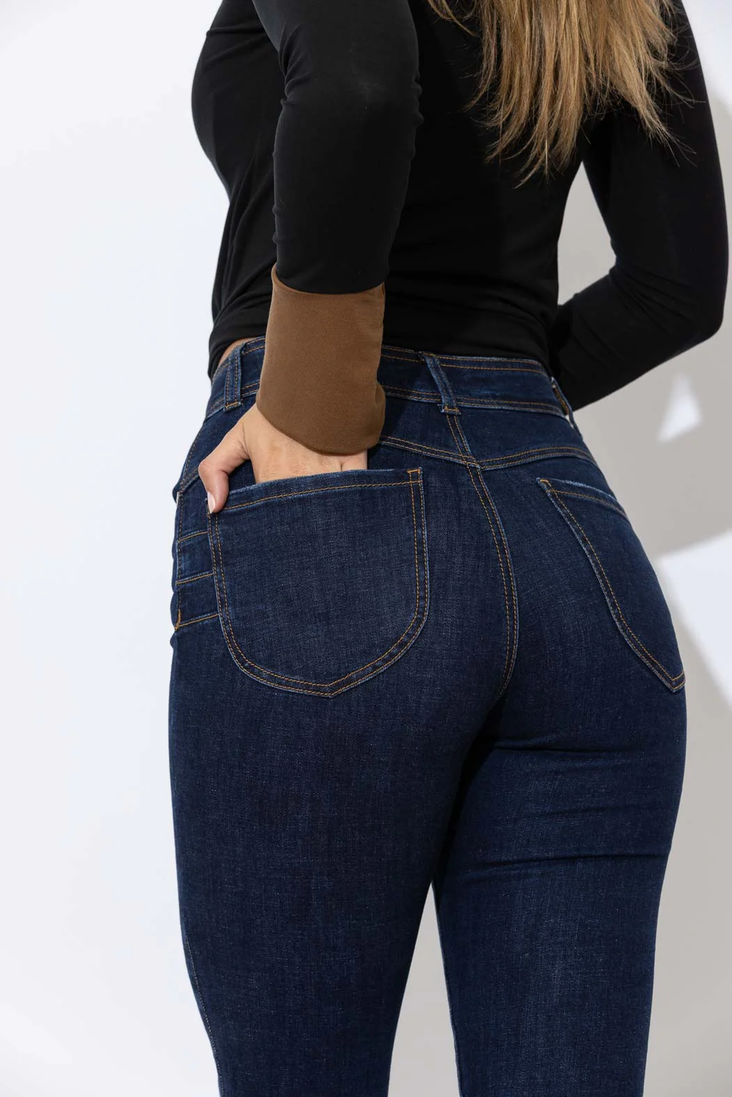 Dark Denim Booty Sculpt Jean - Image 5
