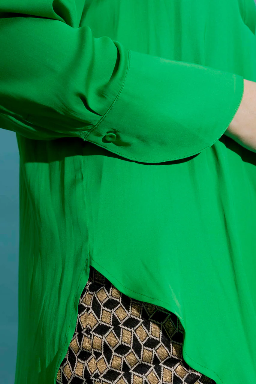 Green Blogger Shirt - Image 6