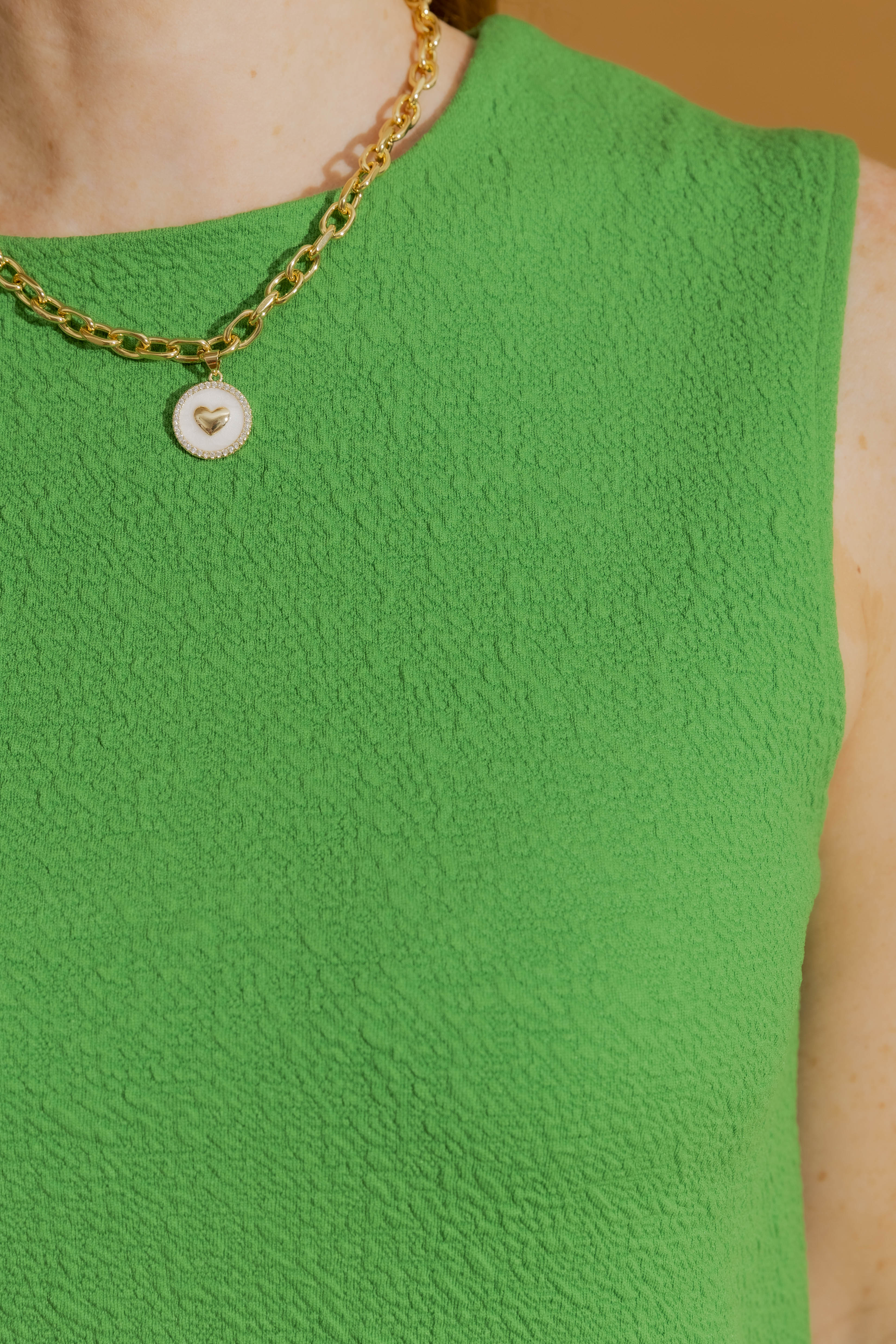 Green Bubble Belted Tunic - Image 3