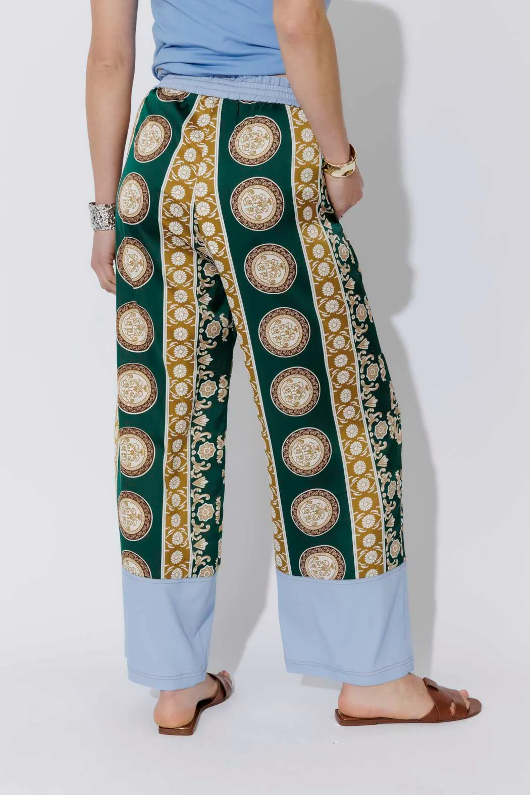 Green Contrast Pant - Image 6