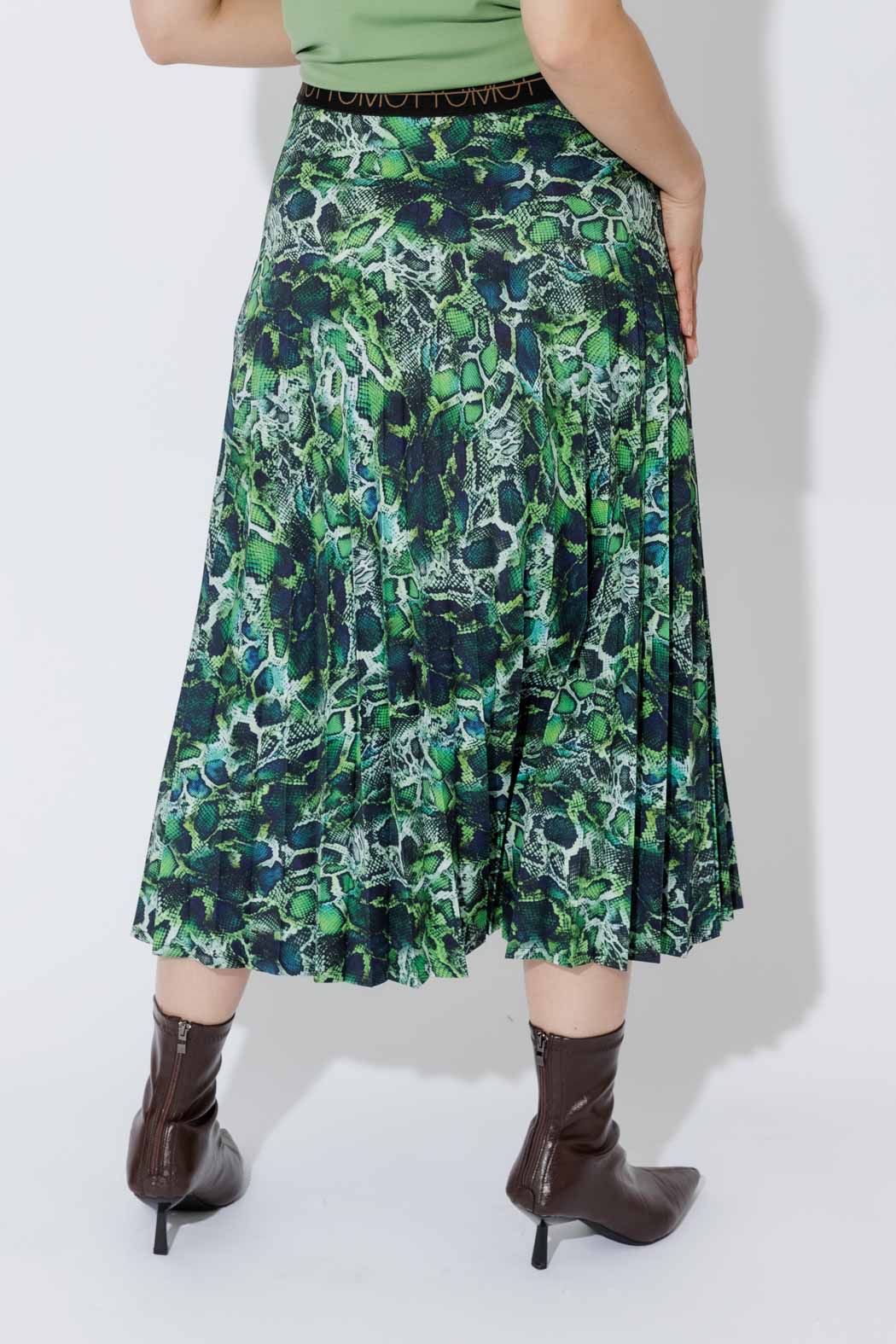 Green Pleat Skirt - Image 4