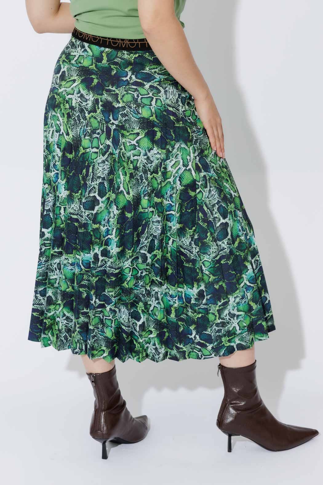 Green Pleat Skirt - Image 6