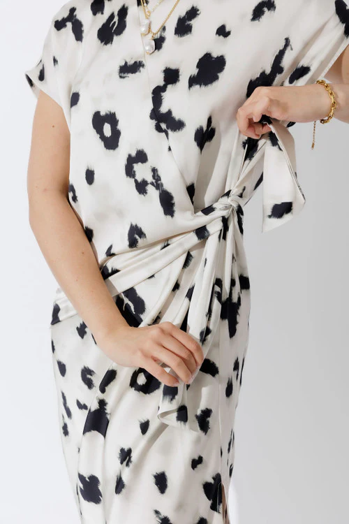 Milk/Black Harlow Dress - Image 8