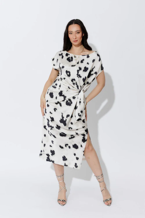 Milk/Black Harlow Dress - Image 9