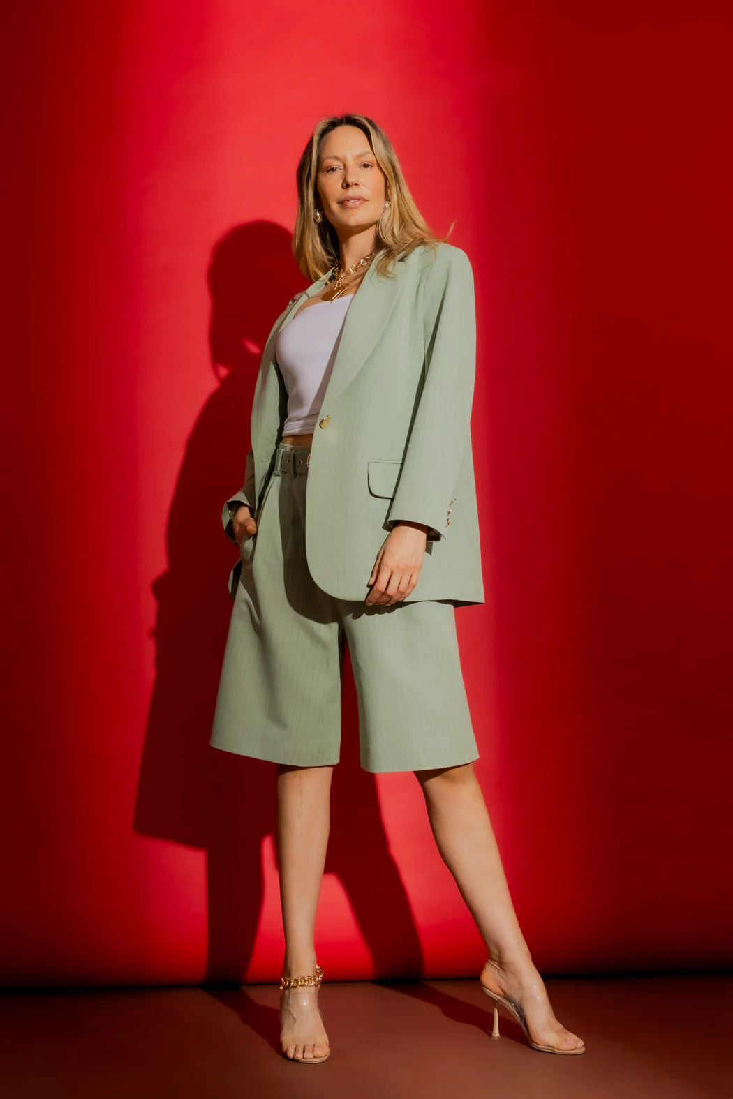 Mint Green Grandpa Blazer - Image 6