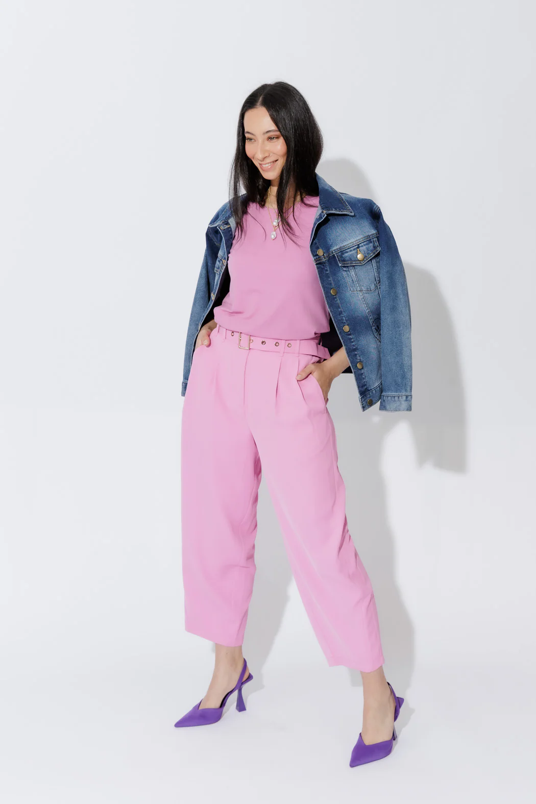 Pink Euro Barrel Cleo Pant - Image 14