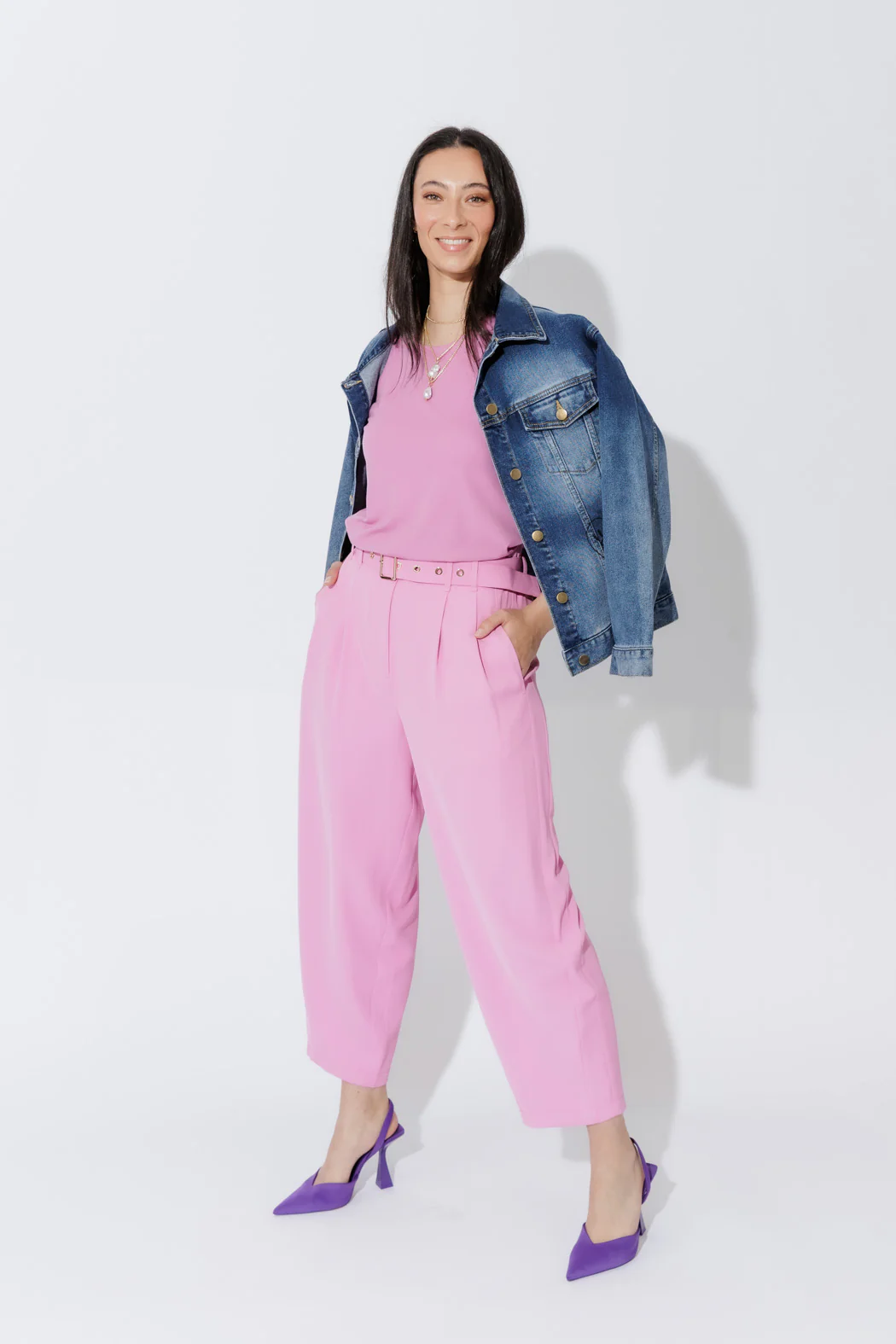 Pink Euro Barrel Cleo Pant - Image 4
