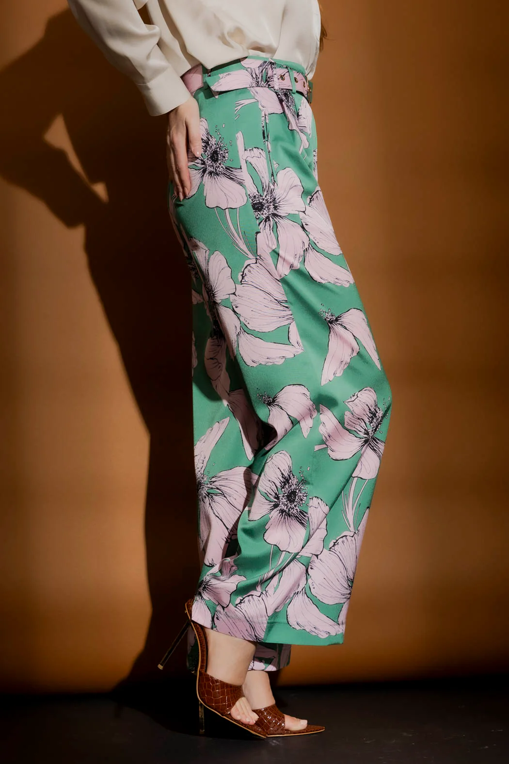 Pink/Green Cleo Pant - Image 5