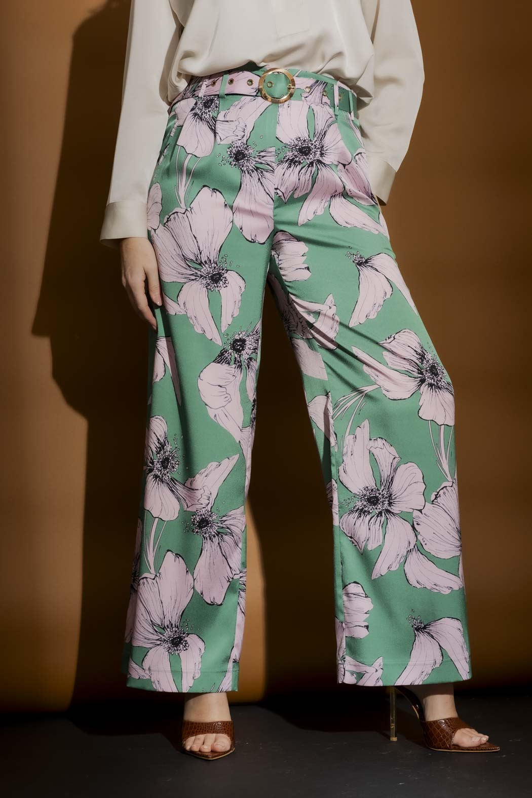 Pink/Green Cleo Pant - Image 6