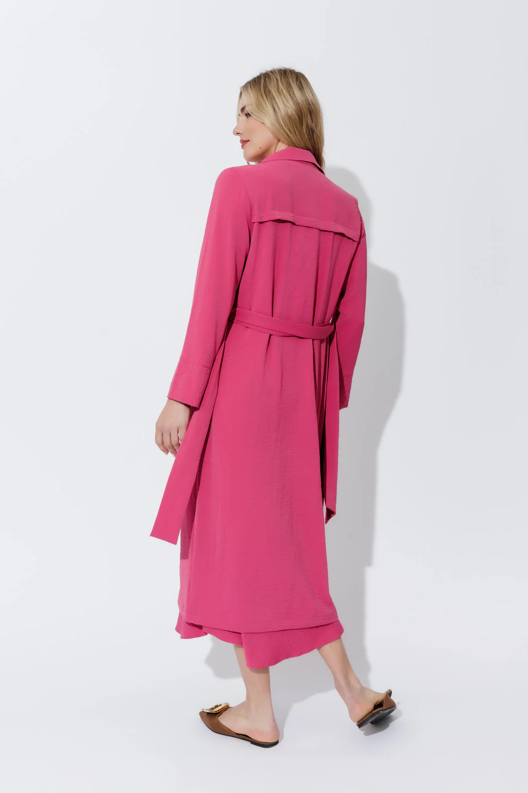 Pink Luxury Trench Coat - Image 6