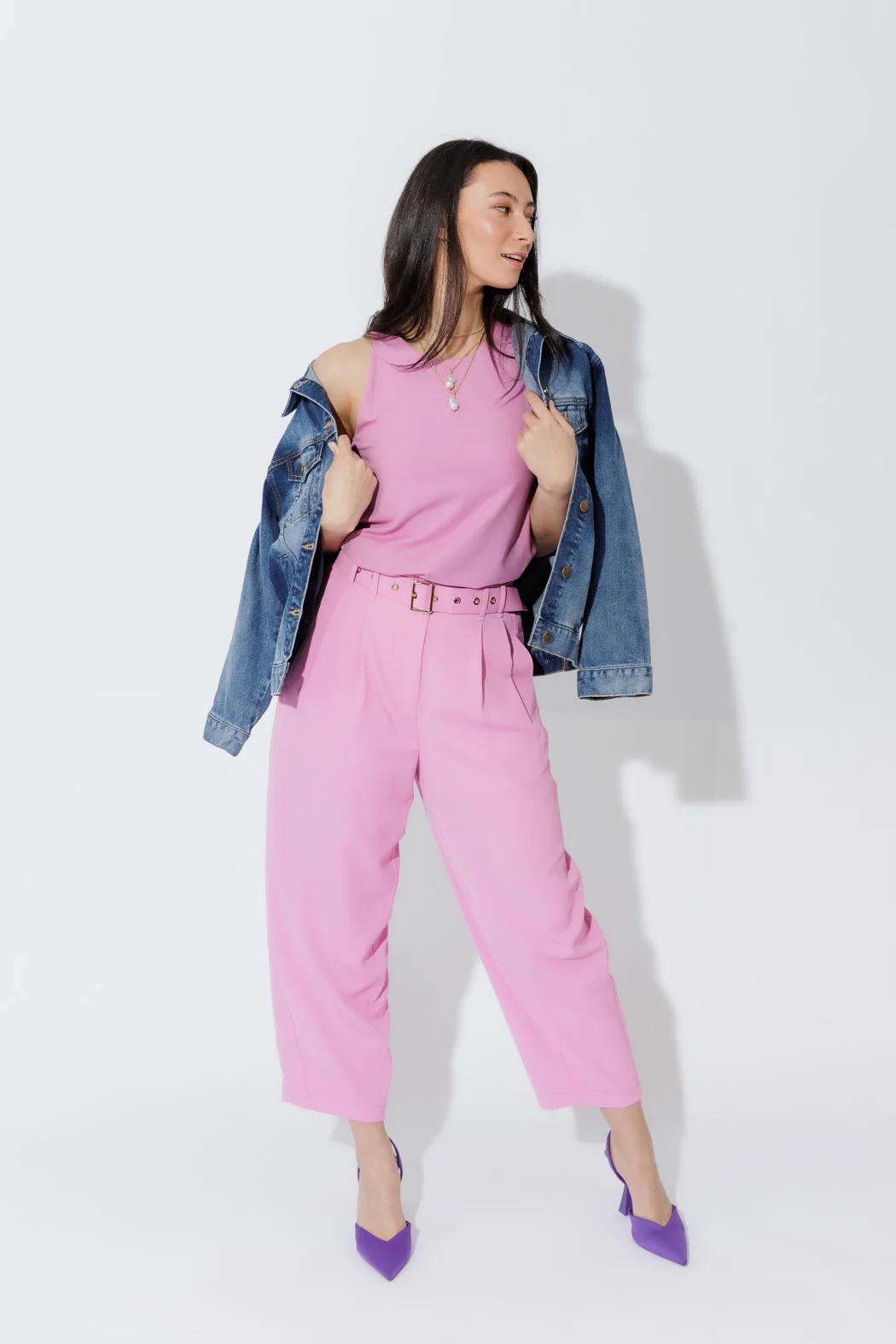 Pink Tencel Flippy Cami - Image 7