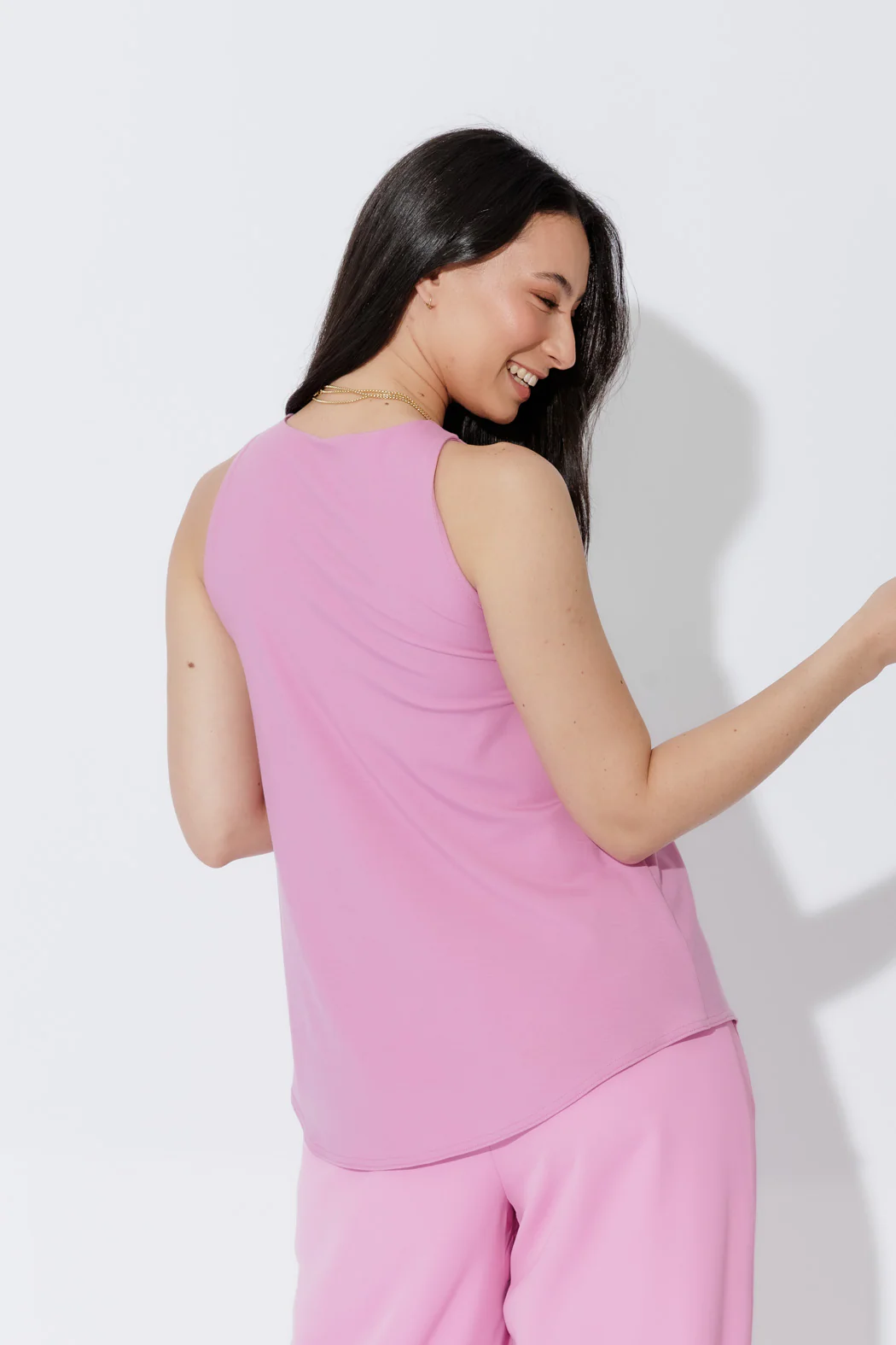 Pink Tencel Flippy Cami - Image 9