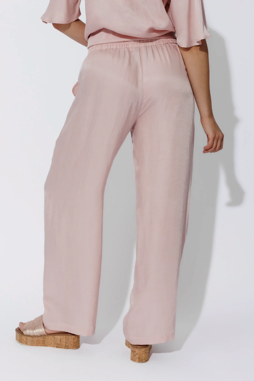 Pink Tencel/Linen Pant - Image 4