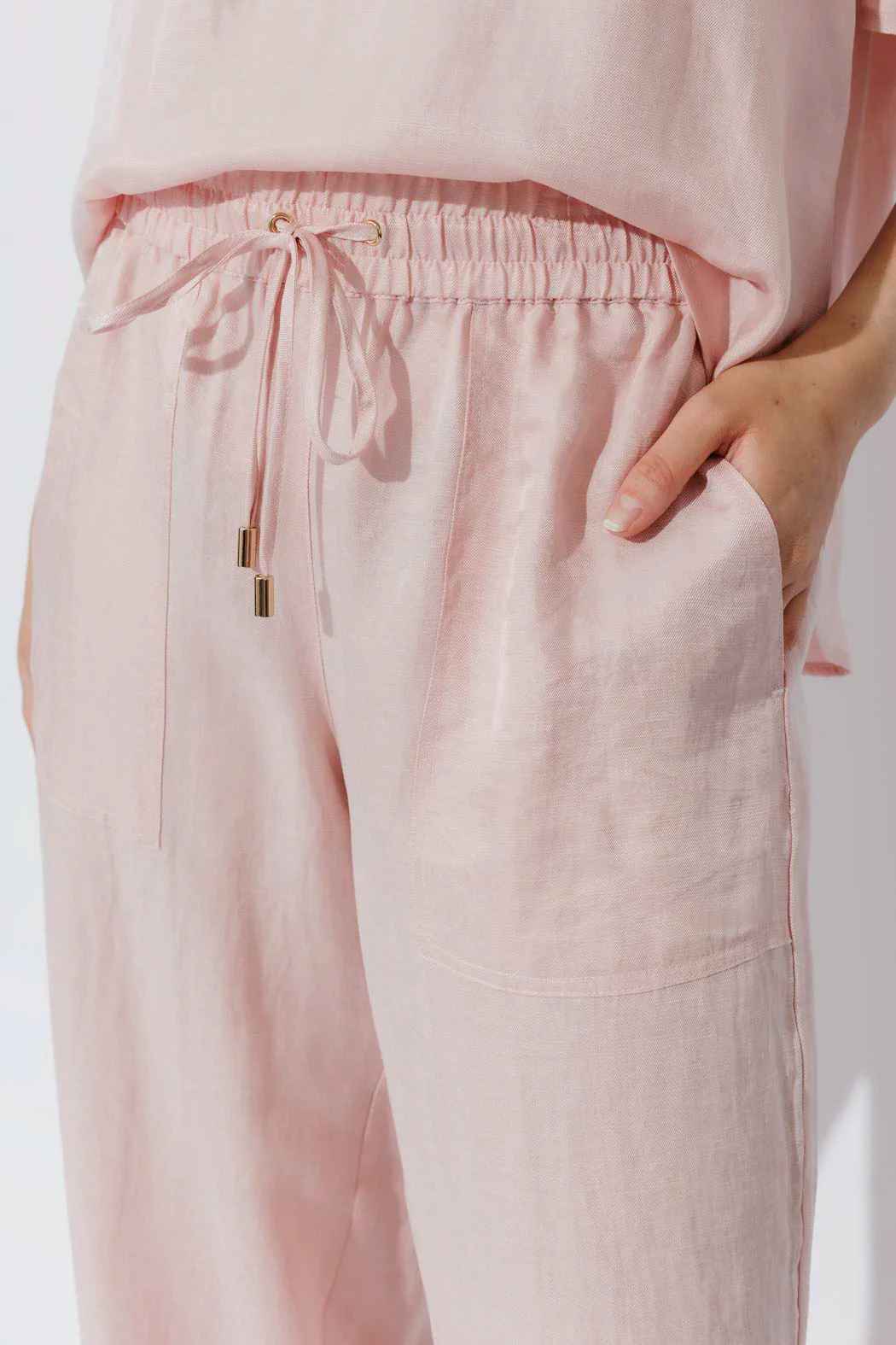 Pink Tencel/Linen Pant - Image 5