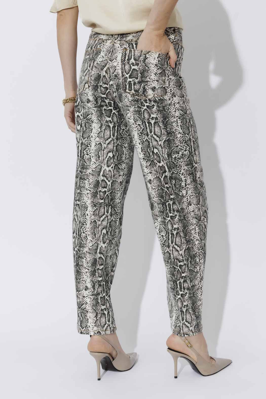 Snake Denim Barrel Jean - Image 5