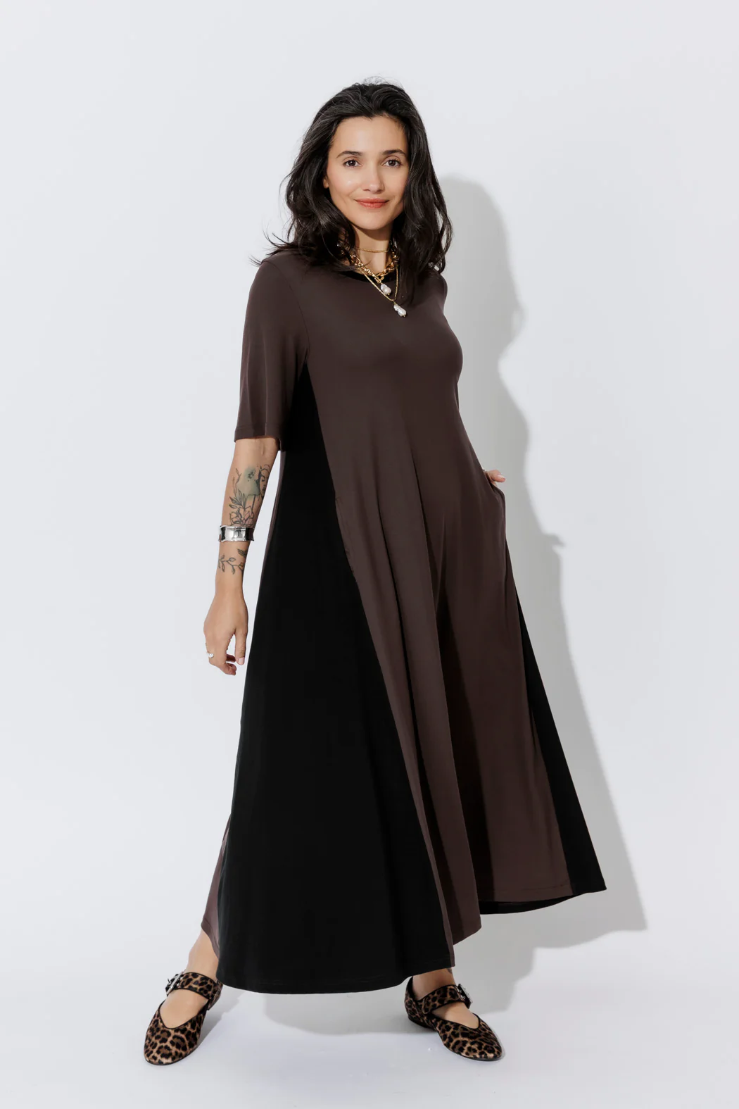 Soft Chocolate Tencel Bella Dress - Image 4