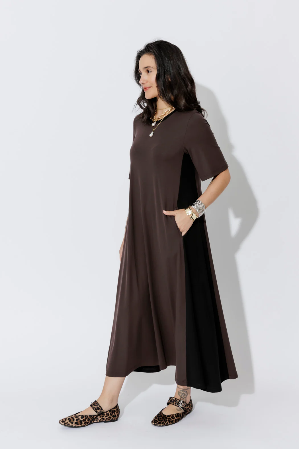Soft Chocolate Tencel Bella Dress - Image 5