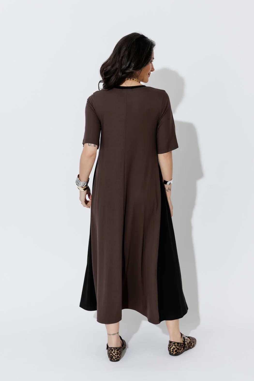 Soft Chocolate Tencel Bella Dress - Image 7