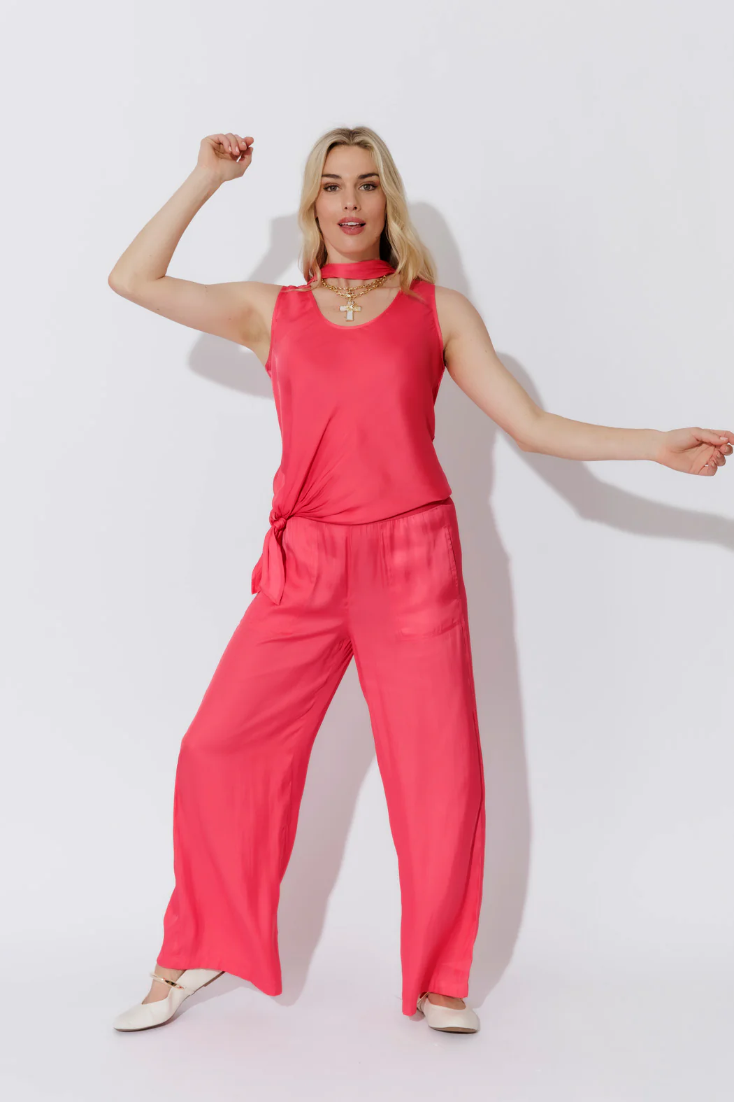 Watermelon Scarf & Bias Cami Set - Image 32