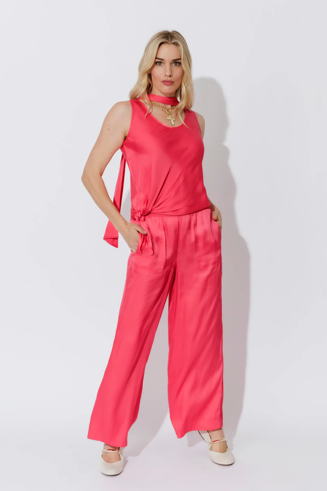 Watermelon Scarf & Bias Cami Set - Image 34