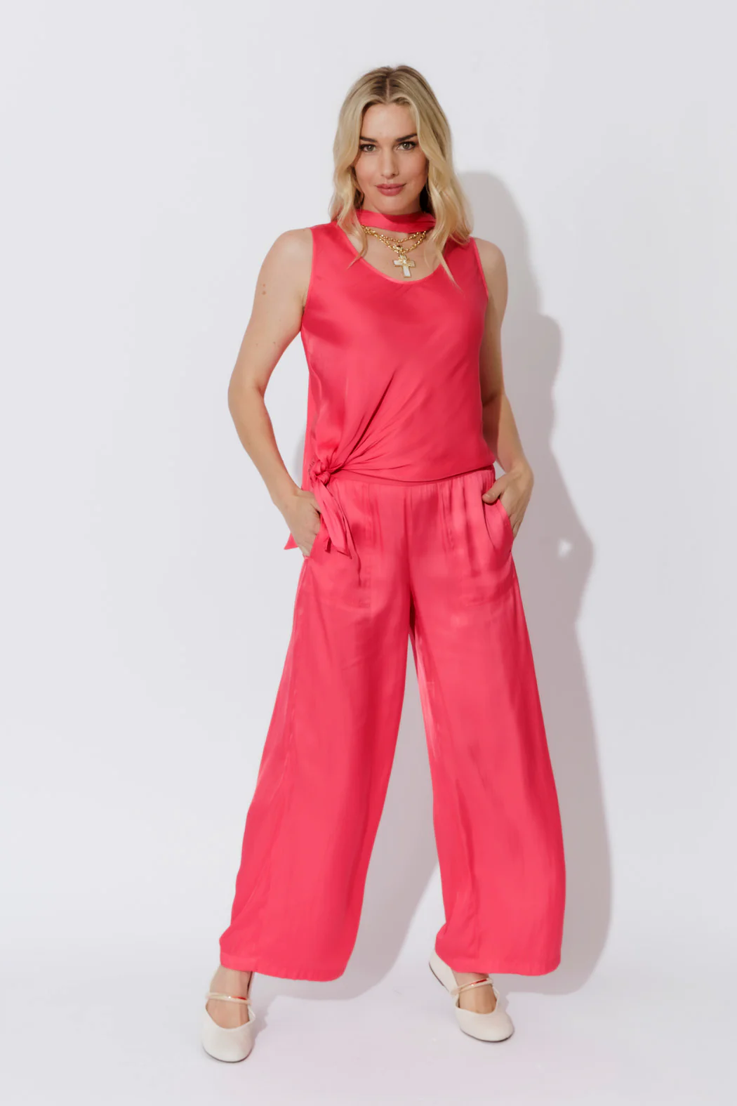 Watermelon Scarf & Bias Cami Set - Image 35