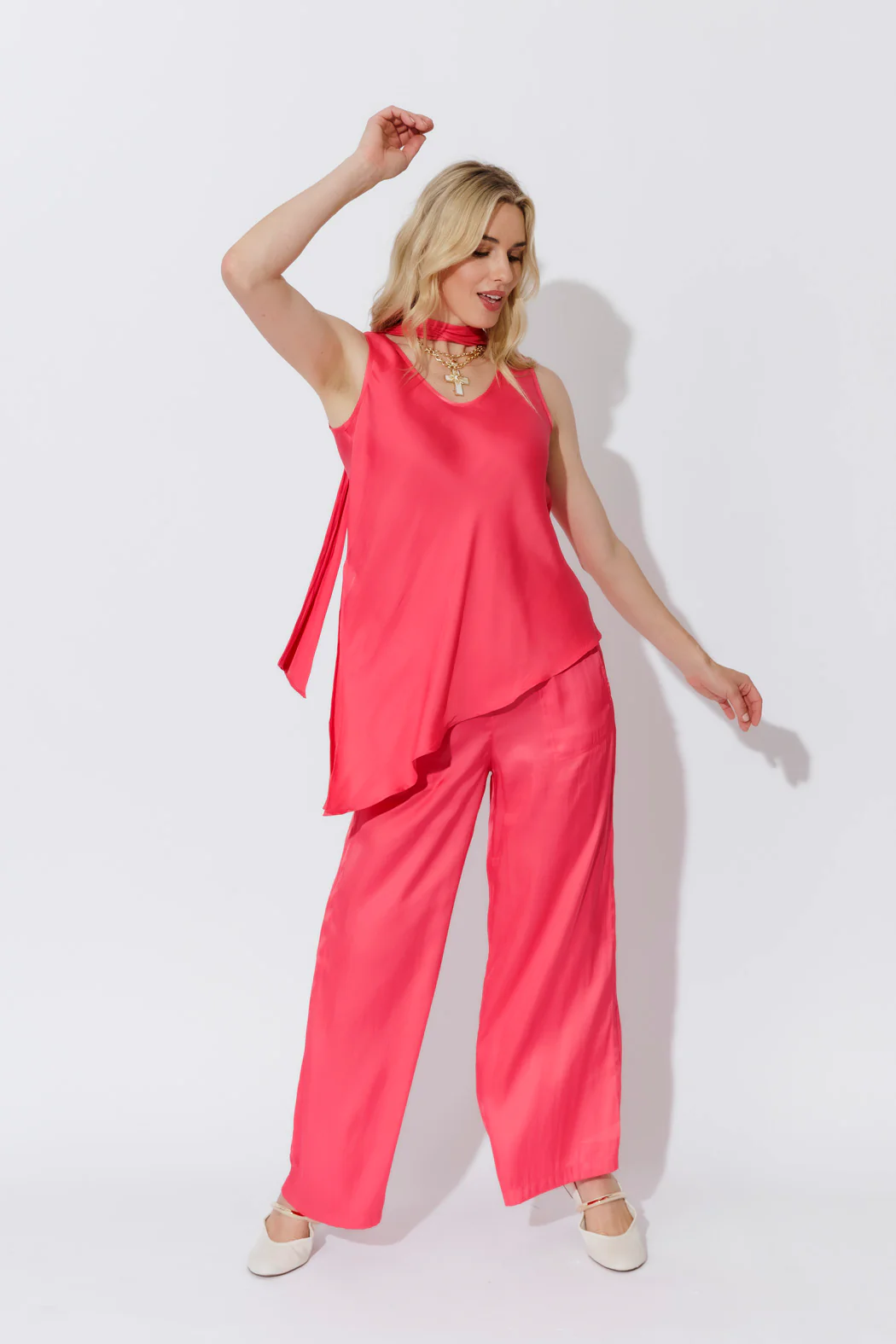 Watermelon Scarf & Bias Cami Set - Image 36