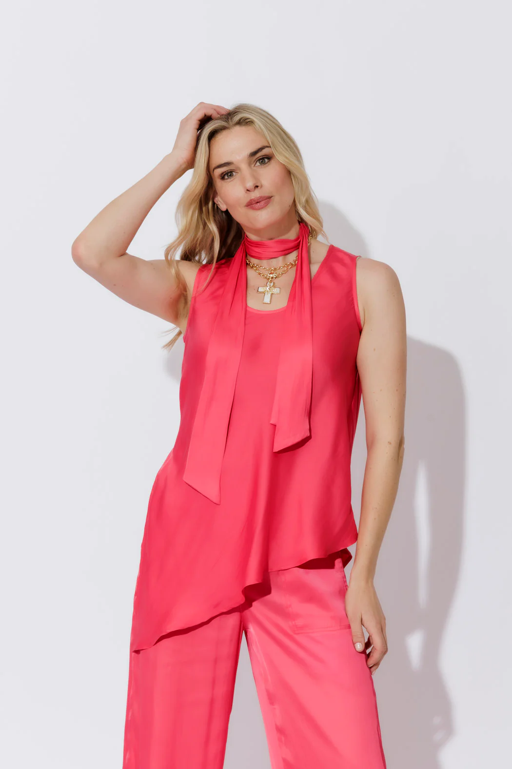 Watermelon Scarf & Bias Cami Set - Image 9
